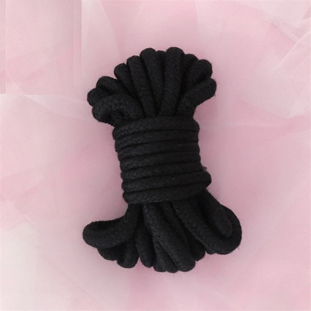 Beginner Bondage Set Shibari Rope Black