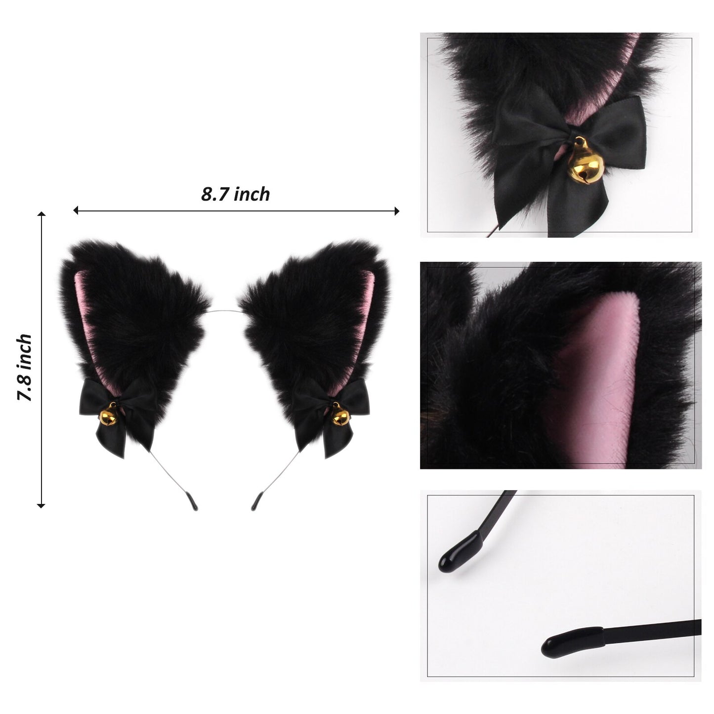 Cat Hears Headband Measurements