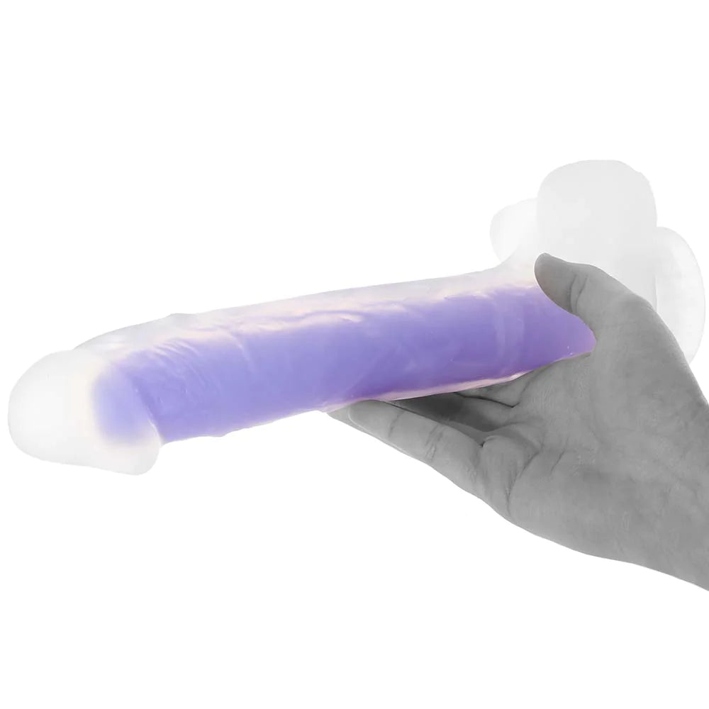 Hand Holding Glow in The Dark Dildo