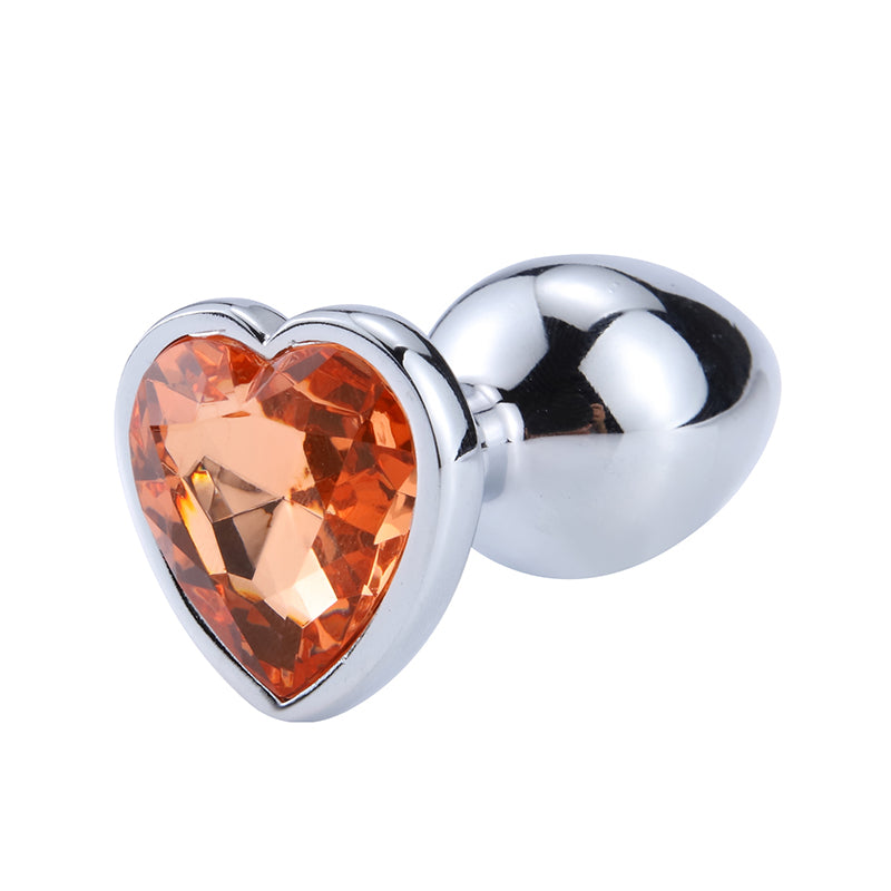 Gold Heart Metal Butt Plug