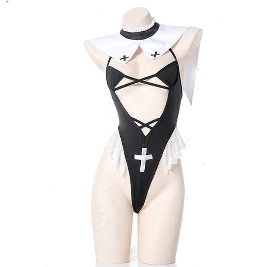 Erotic Nun Bodysuit
