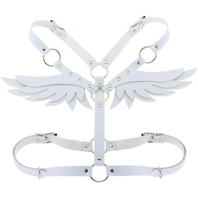 Angel Body Harness Top White