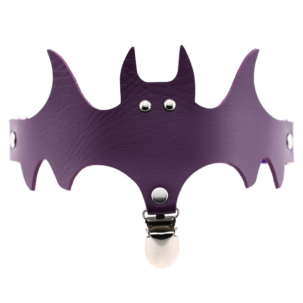 Batsy Garterbelt Purple
