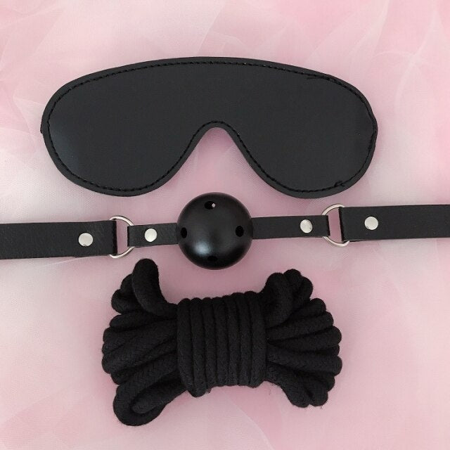 Beginner Bondage Set Black - 3 Pieces