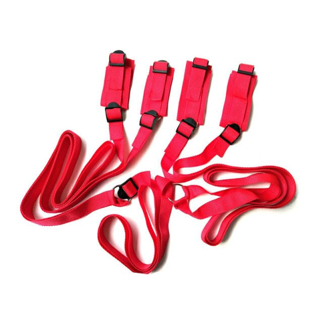 Beginner Bed Restraints Red