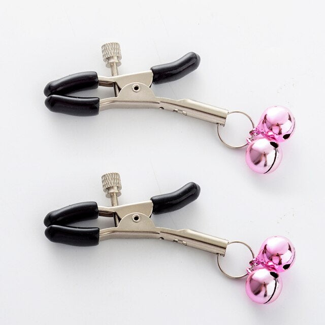 Bell Nipple Clamps Pink