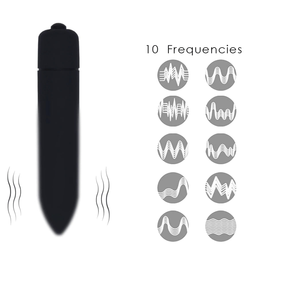 Black Heart Plug Set + Vibrator - Preview