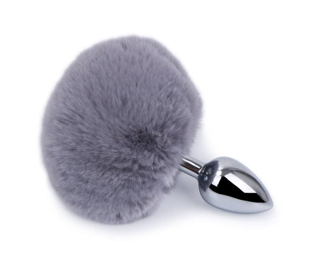 Bunny Tail Plug Gray