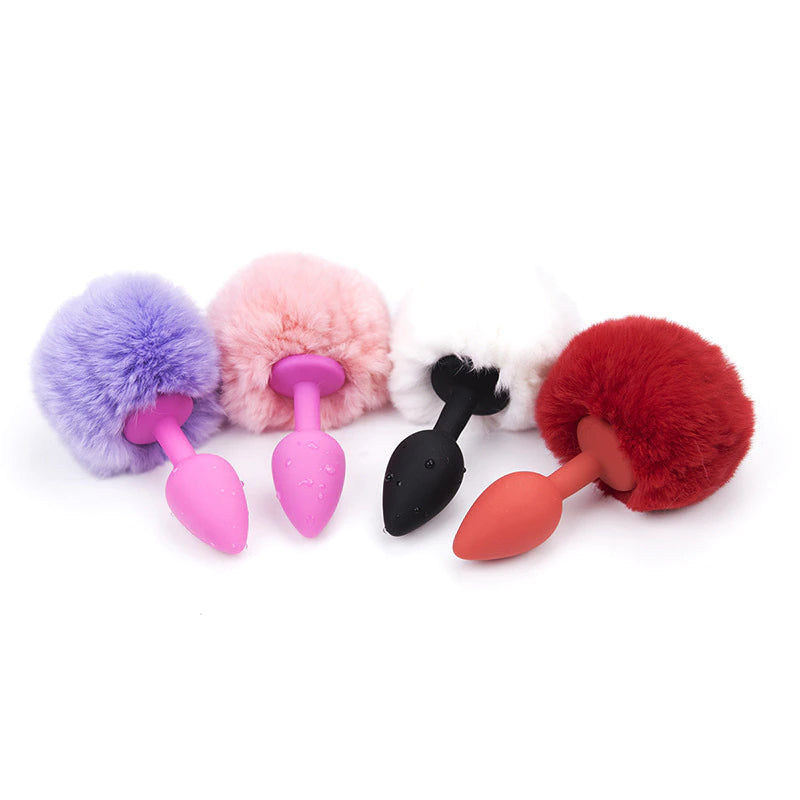 Bunny Tail Silicone Plug