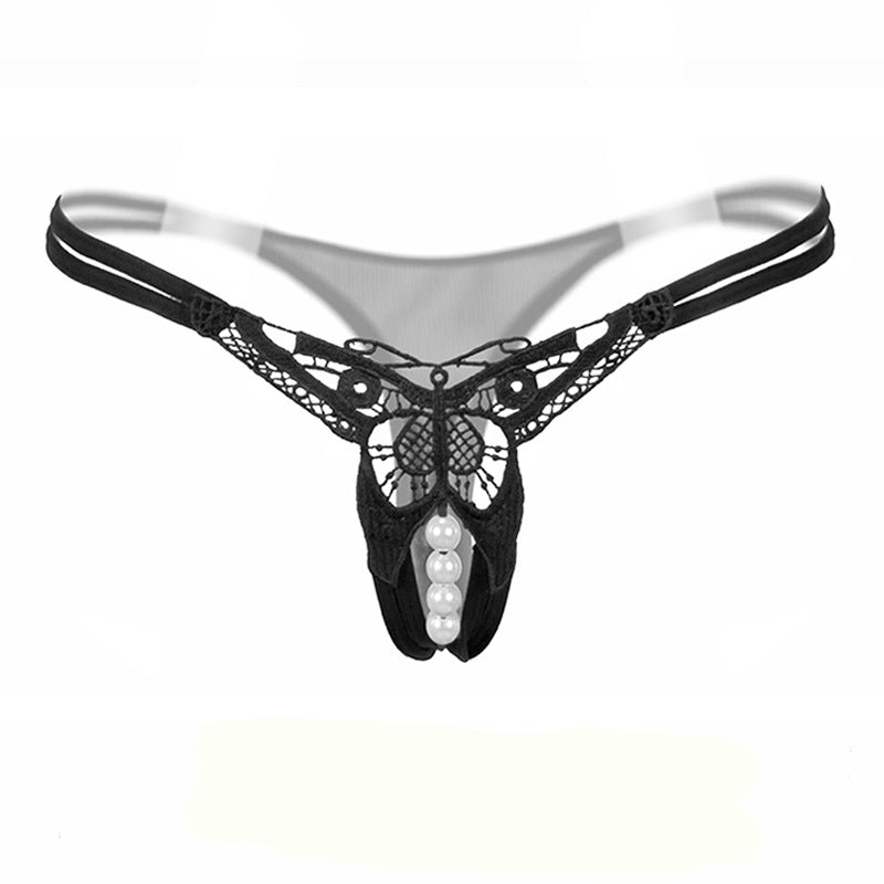Butterfly Pearled Panties Front Side