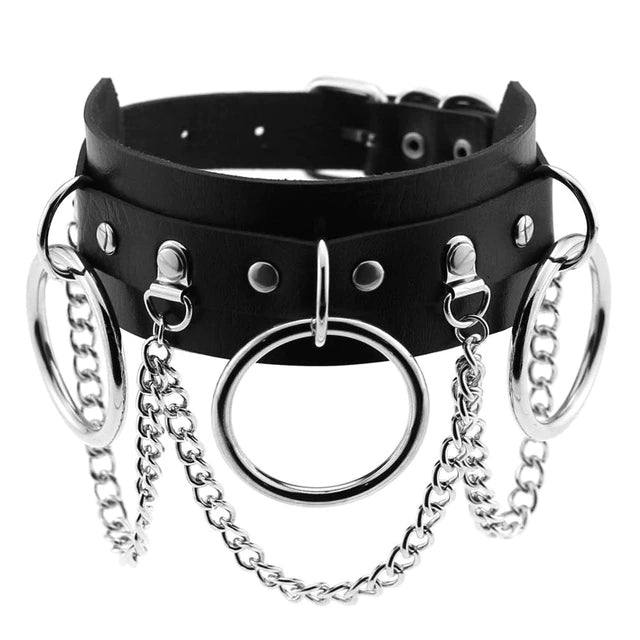 Chained Bratty Collar Black