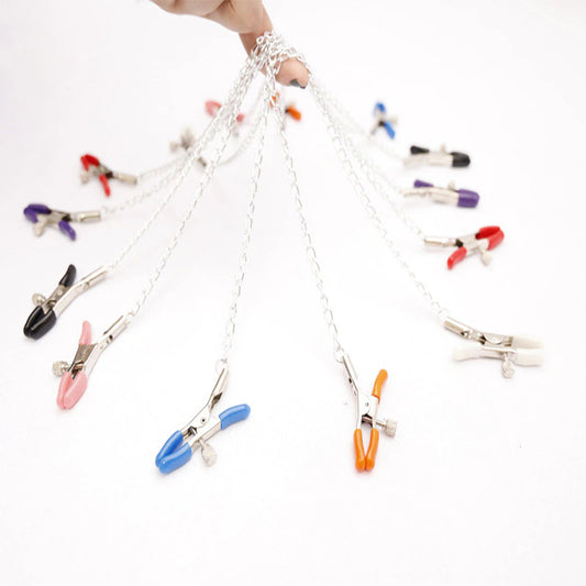 Chained Nipple Clamps Set