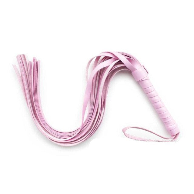 Leather Flogger Pink