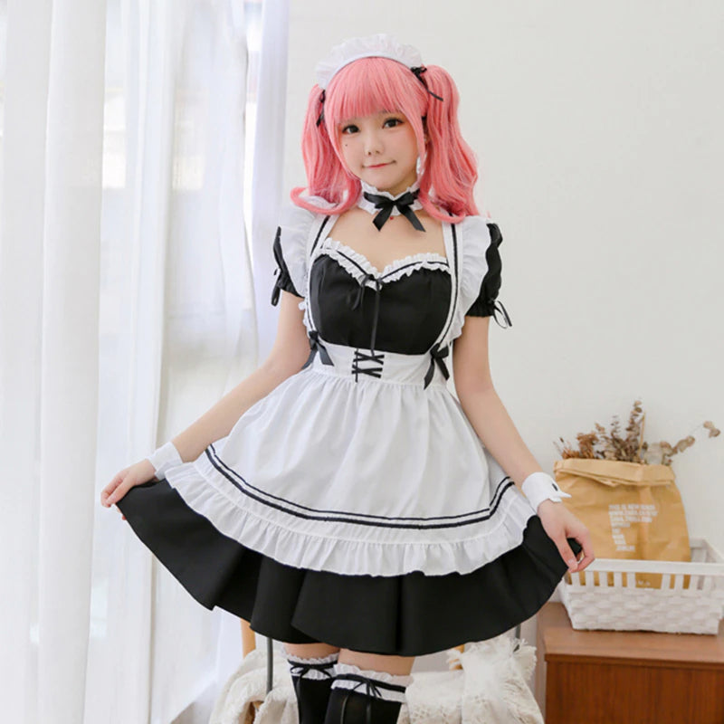 French Maid Dress Pose