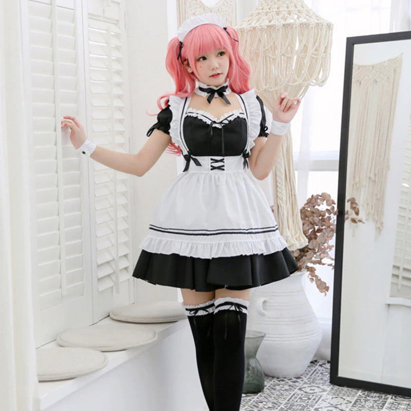 French Maid Dress Model