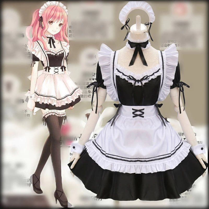 French Maid Dress Anime Girl