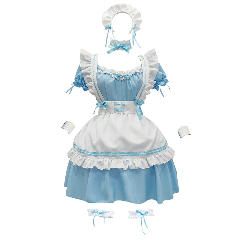 French Maid Blue Dress