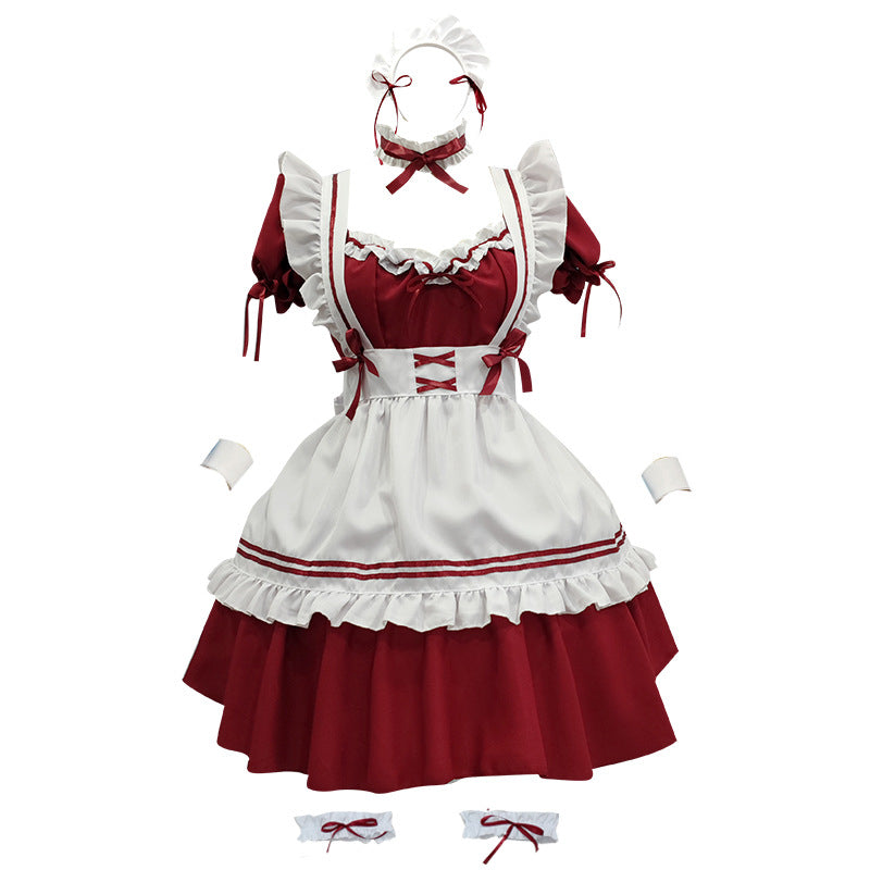 French Maid Red Dress