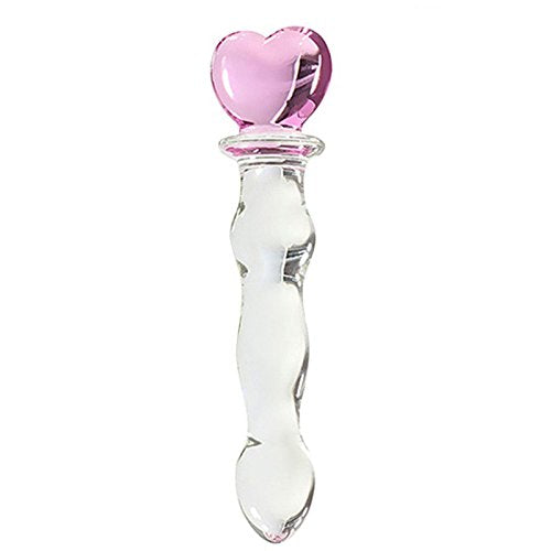 Heart Glass Wand