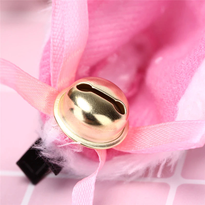 Clip Cat Ears With Bells Close Up