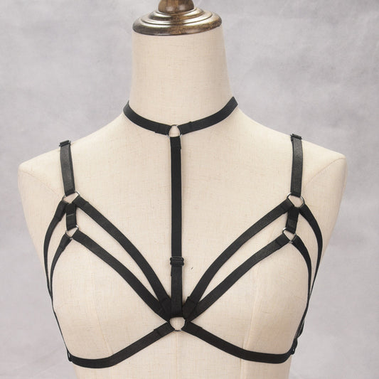 Ringed Pattern Harness Black