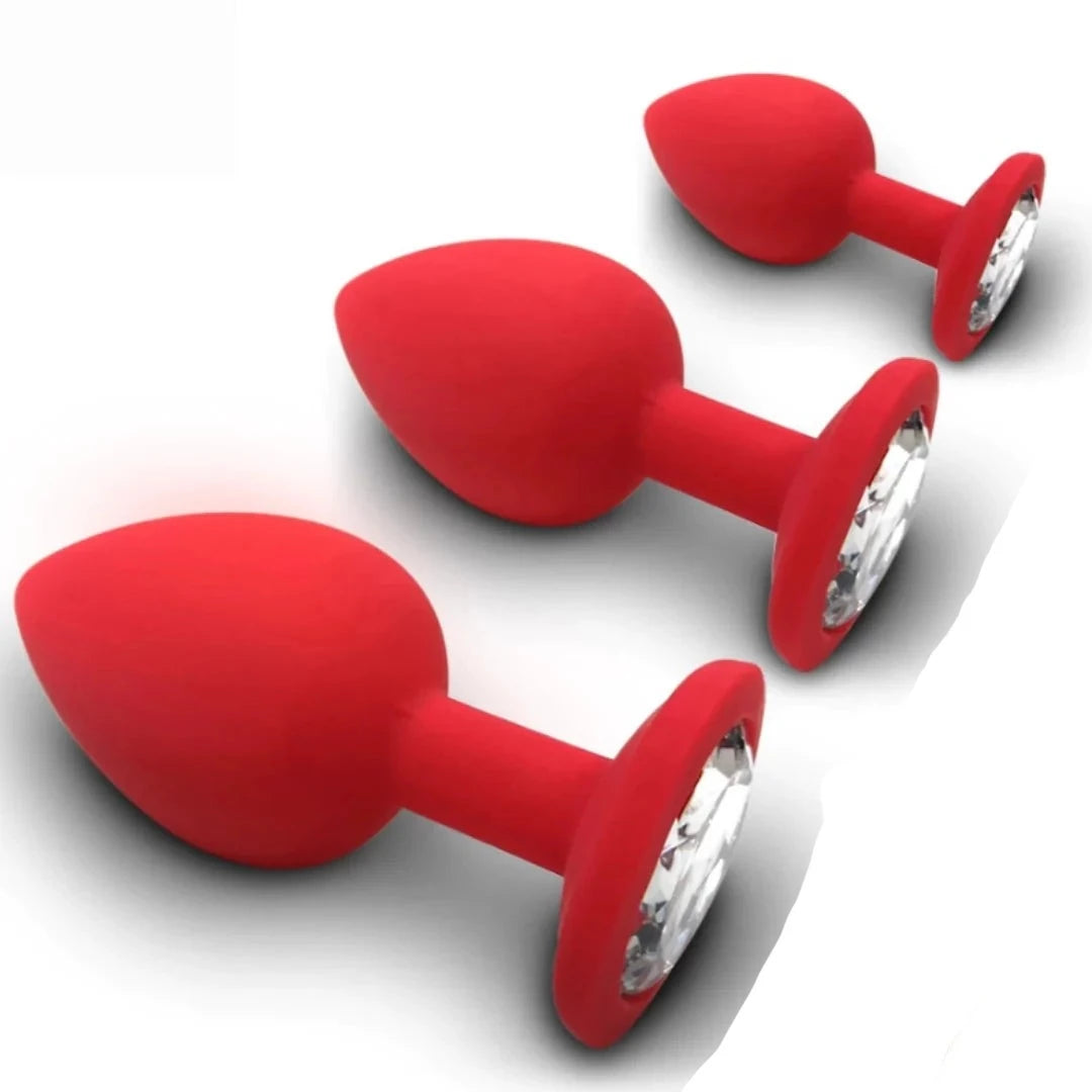 Silicone Plug Set Red