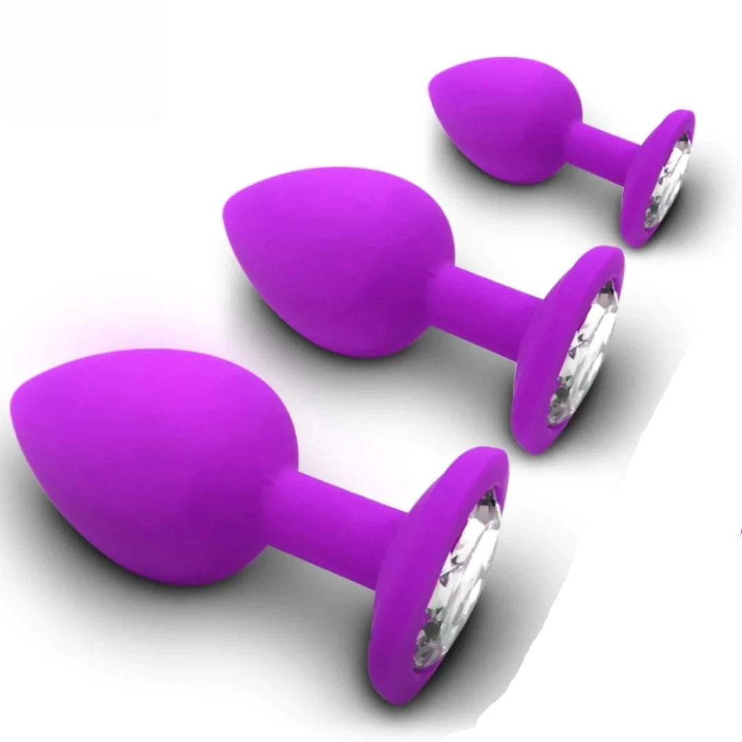 Silicone Plug Set Purple