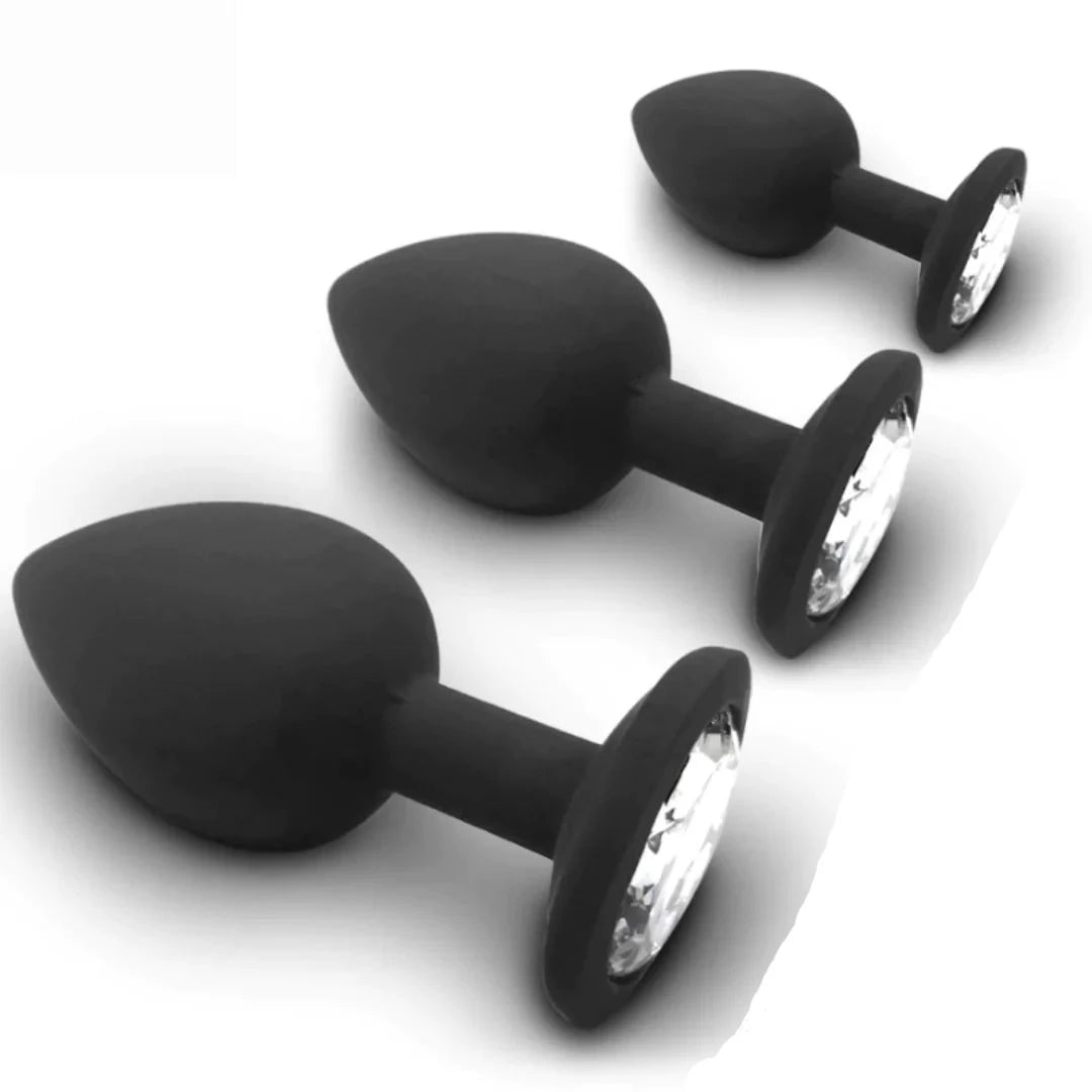 Silicone Plug Set Black