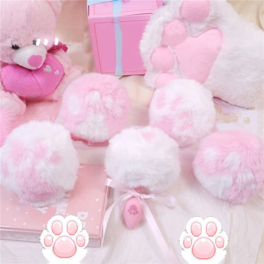 Paw Bunny Tail Plug Set