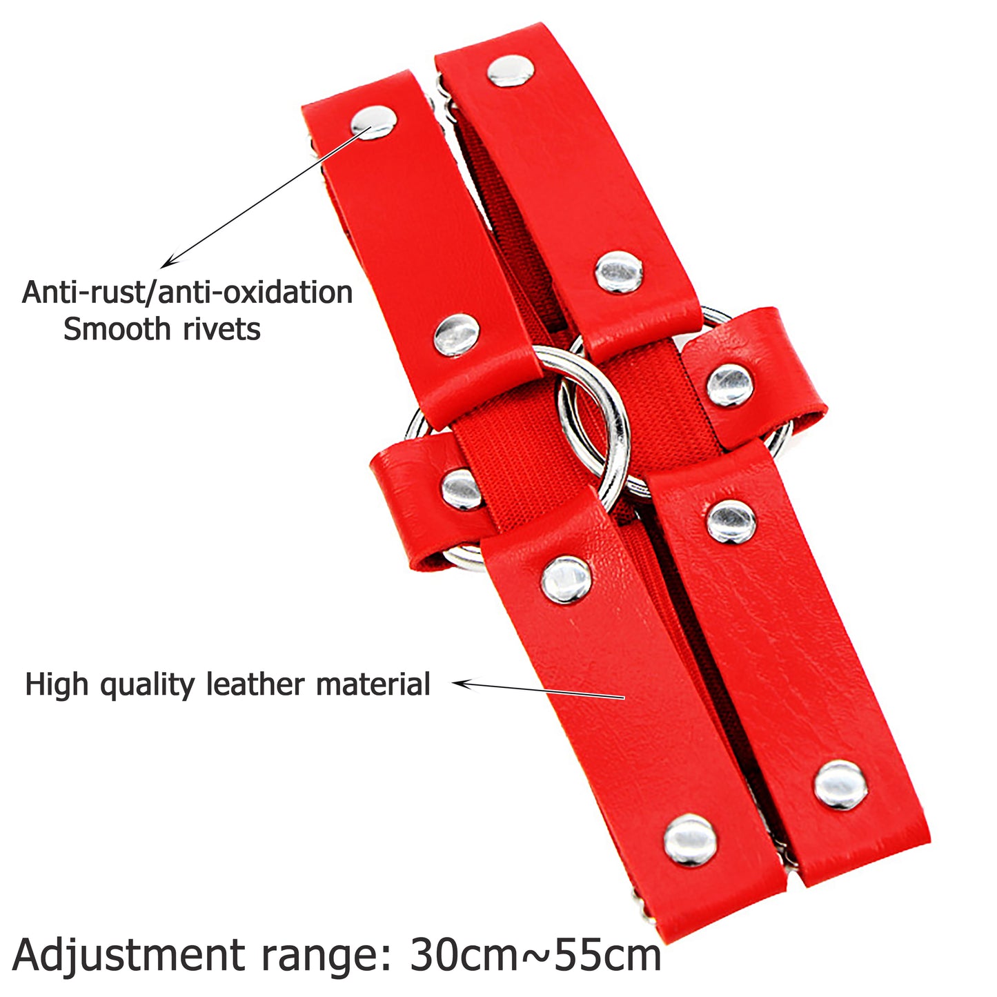 Double Ring Leg Garter Details