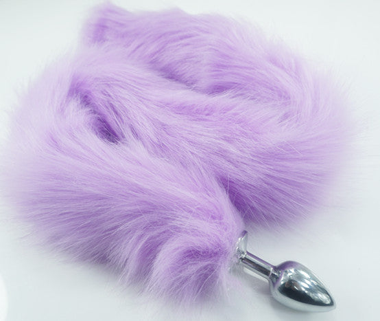 80cm Long Tail Buttplug Purple