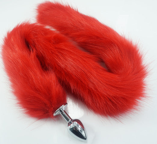 80cm Long Tail Buttplug Red
