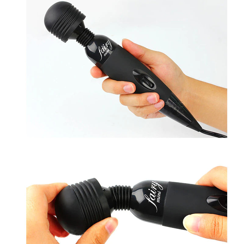 Wand Vibrator Black Bend