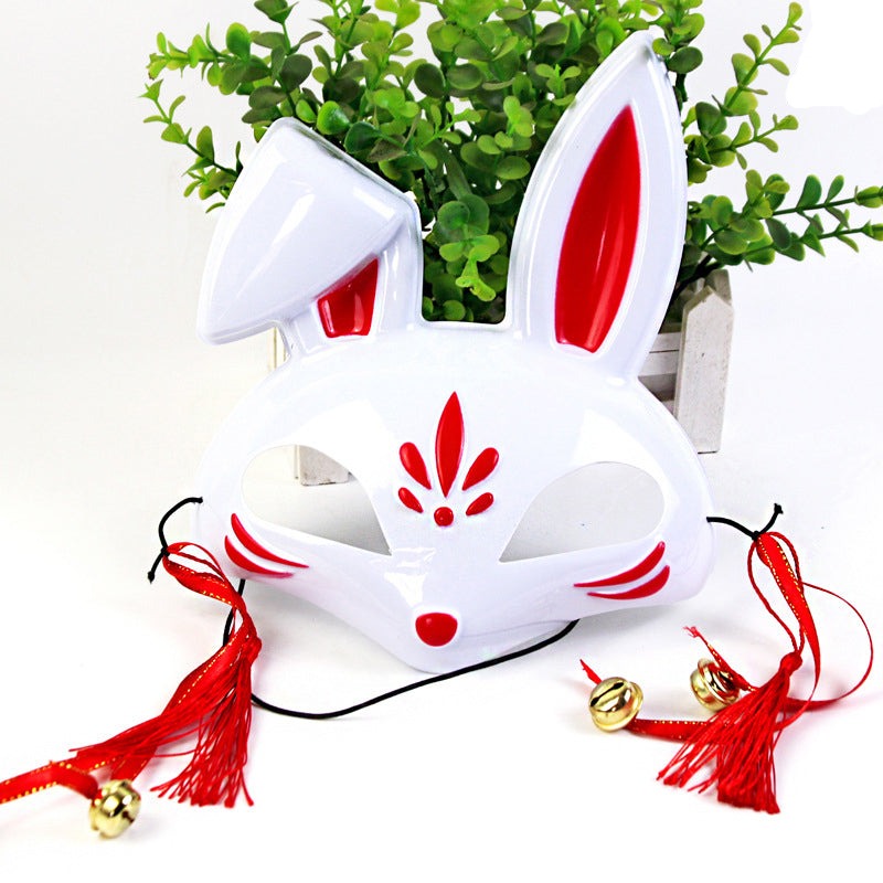 Japanese Festival Bunny Mask Red
