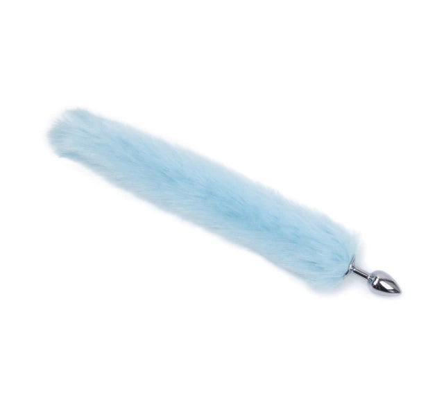 50 Cm Cat Tail Buttplug Blue