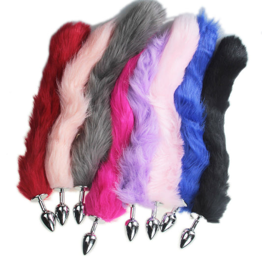 50 Cm Cat Tail Buttplug Set