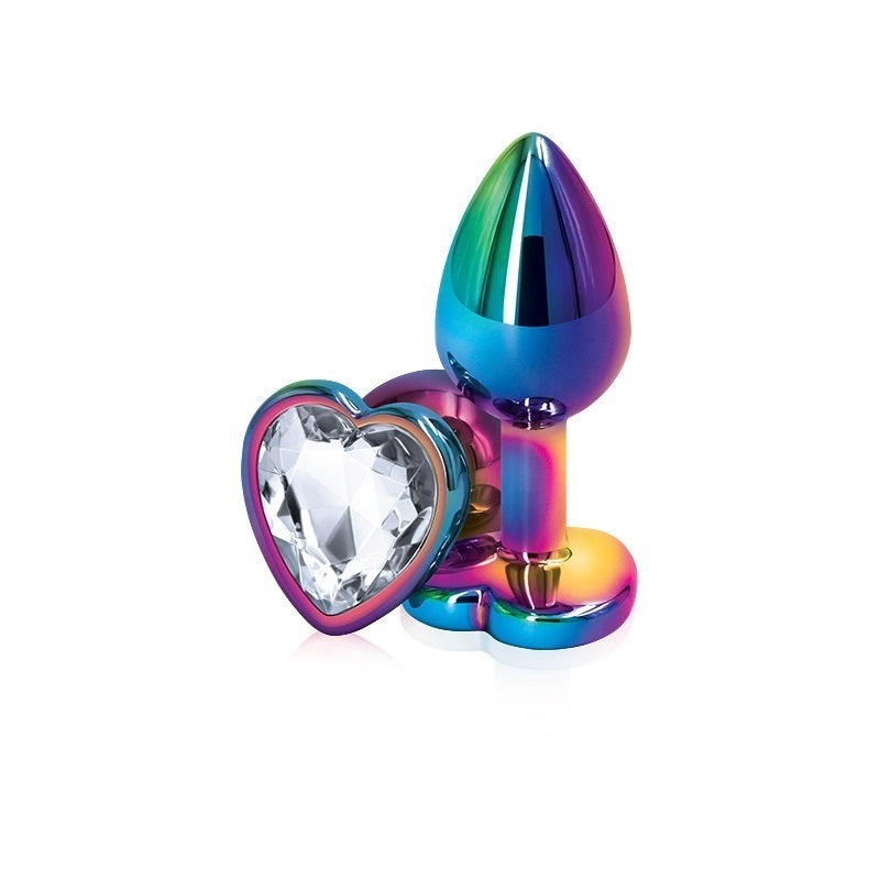 White Heart Chrome Plug