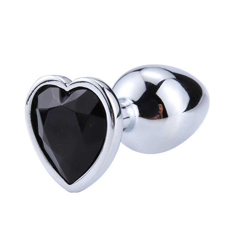 Black Heart Metal Butt Plug
