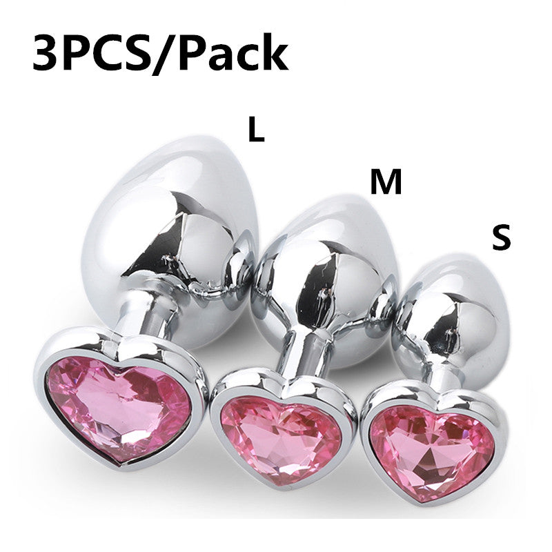 Heart Metal Plug Set Details