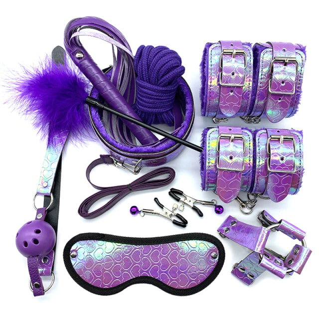 Holographic Bondage Purple Set