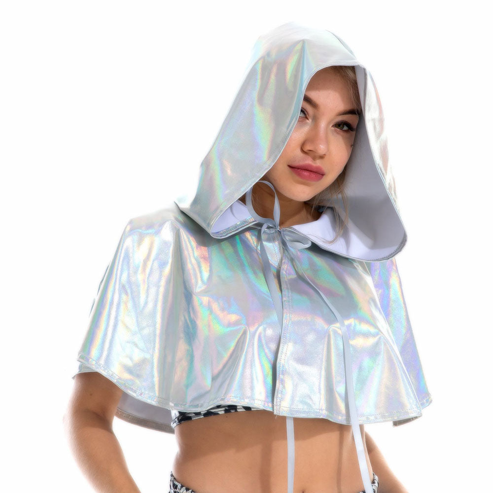 Holographic Chrome Hoodie