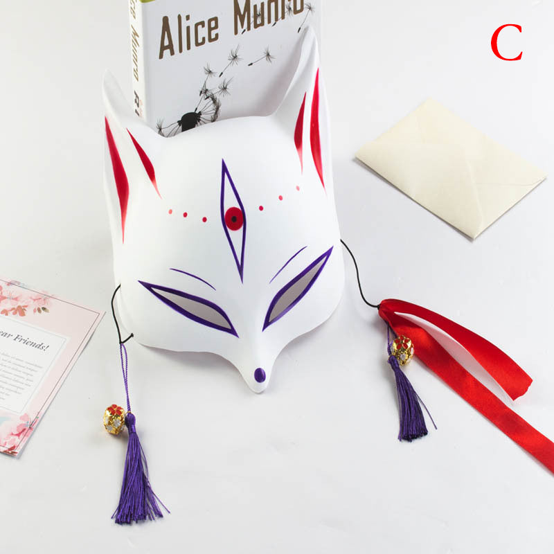 Kitsune Japanese Mask Red Eye