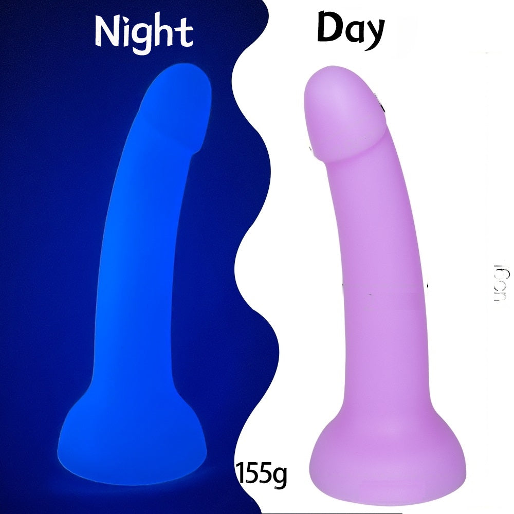 Glow in the Dark Purple Dildo