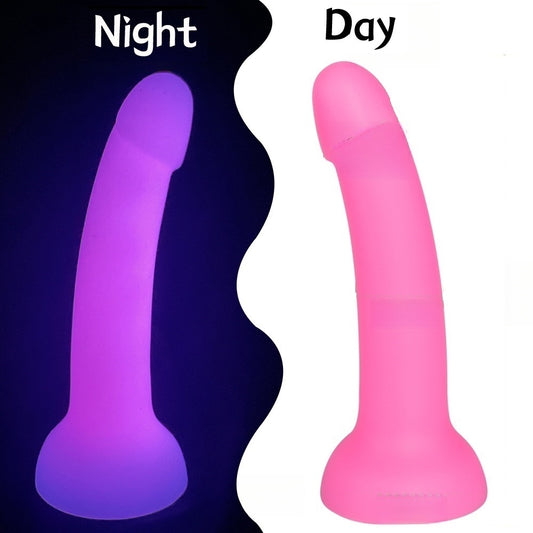 Glow in the Dark Pink Dildo 