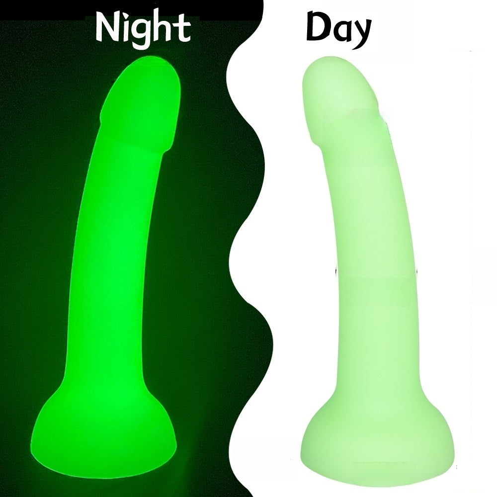 Glow in the Dark Green Dildo