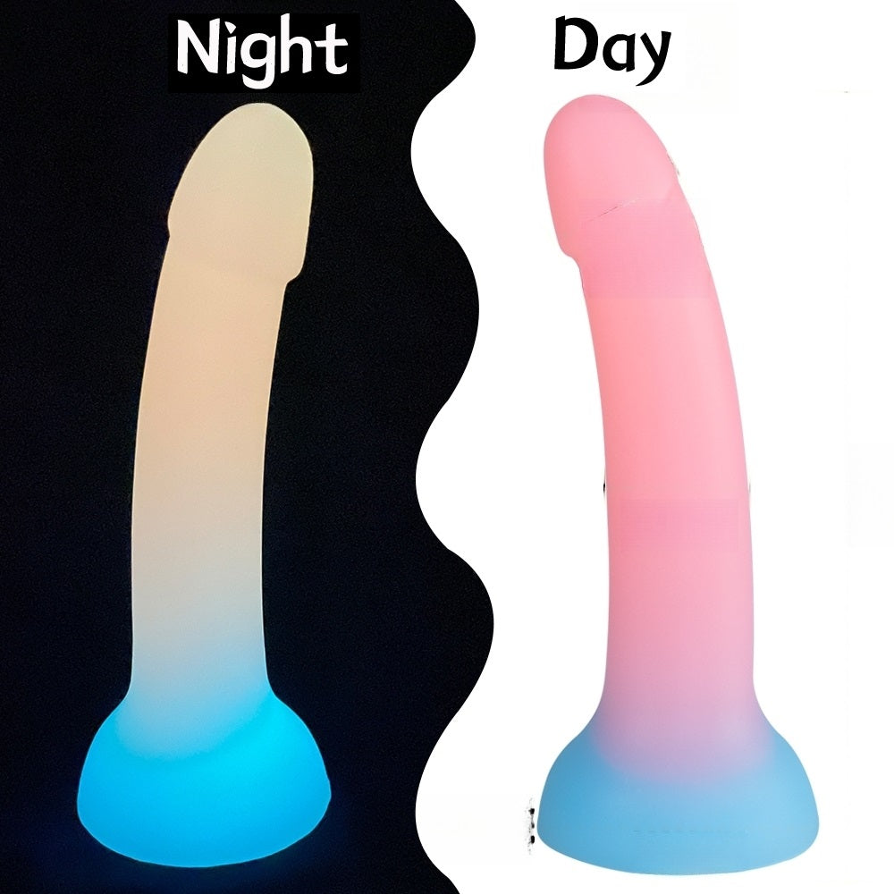Glow in the Dark Pink And Blue Dildo