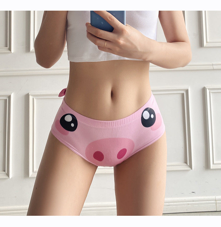 Cute Pig Panties Front Side