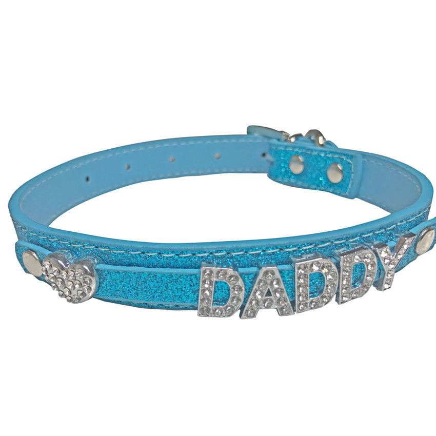 Love Daddy Collar Blue