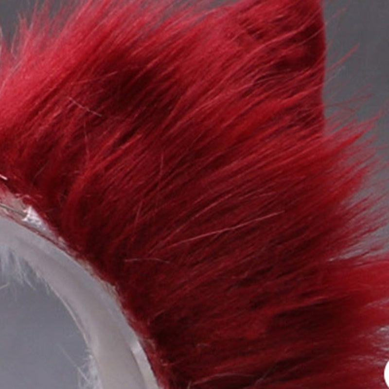 Red Cat Ear Fur Close Up