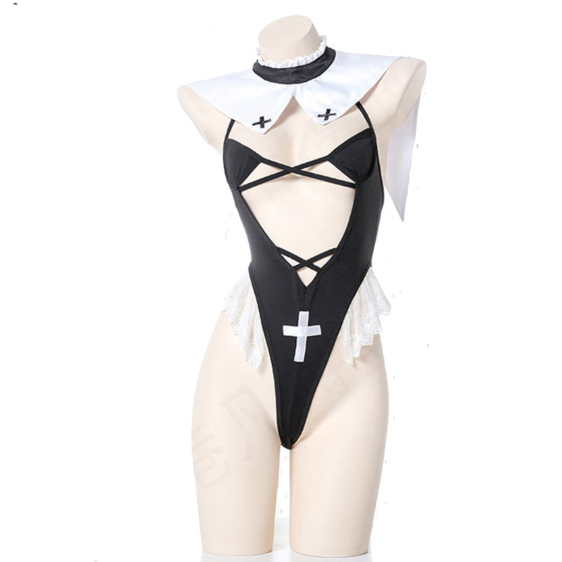 Erotic Nun Bodysuit